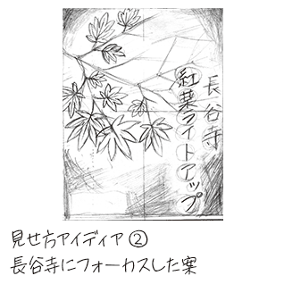 鎌倉花さんぽ: エスキース その3